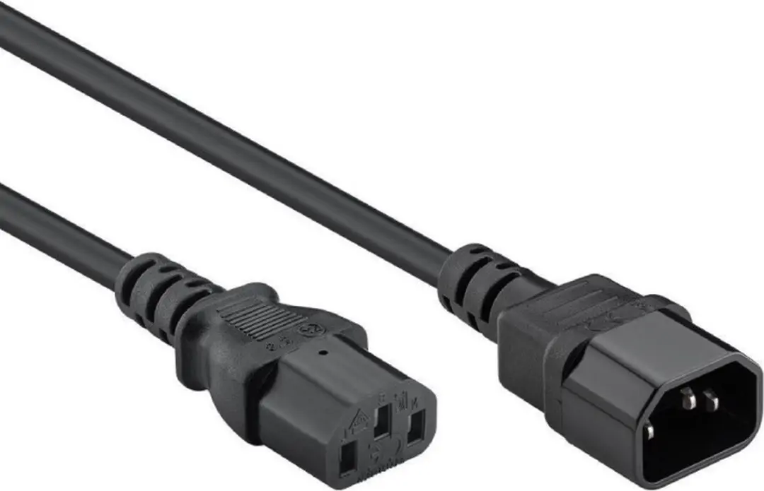 Goobay C13-C14 Verlengkabel 3x1mm² 3,5m - 10 Stuks