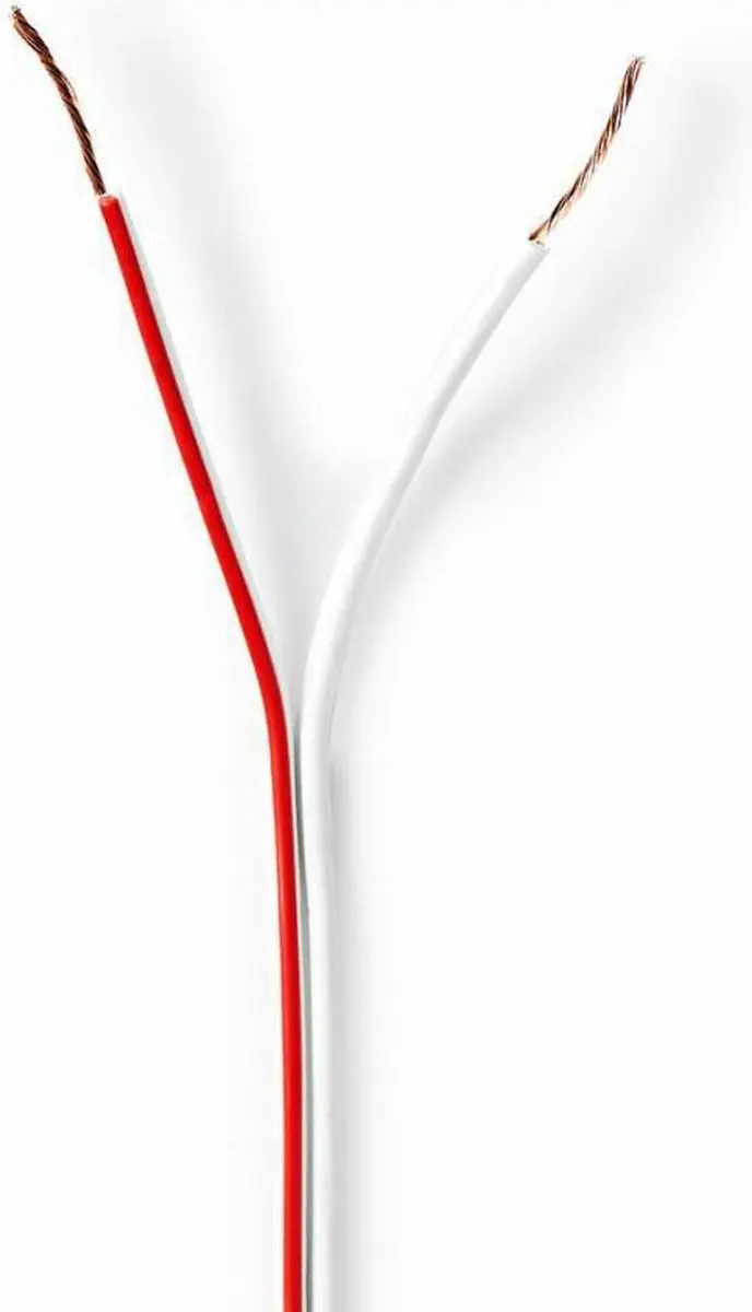 Nedis Speaker-Kabel CAGW0500WT1000 - 100m Wit - afbeelding 6 van 6