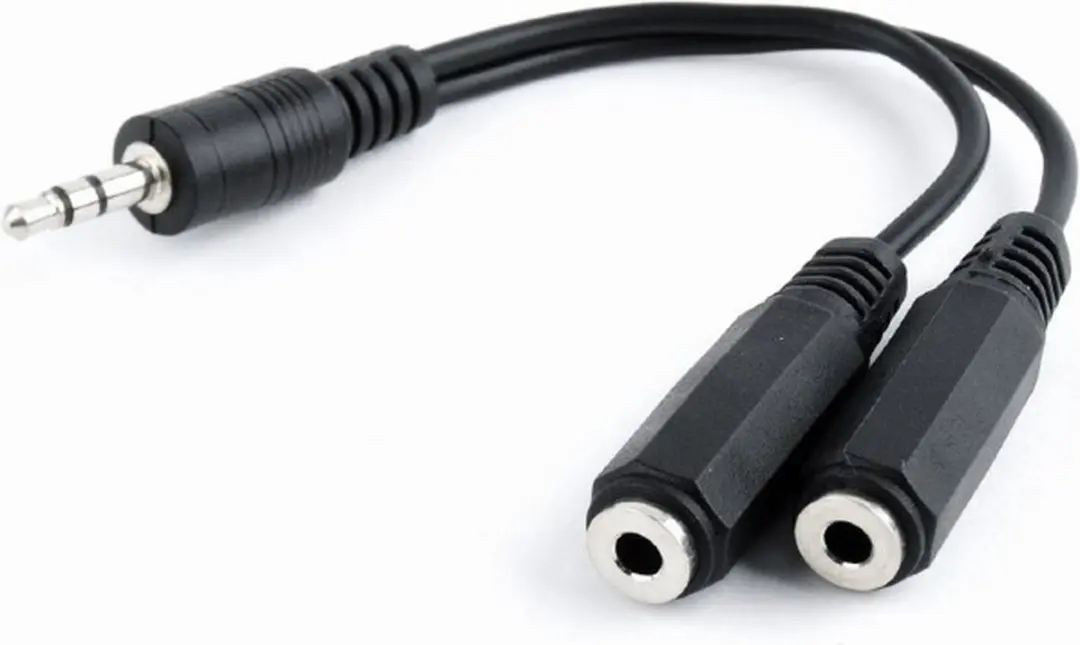 Gembird CablExpert CCA-415 Audio Splitterkabel 3.5mm - Zwart