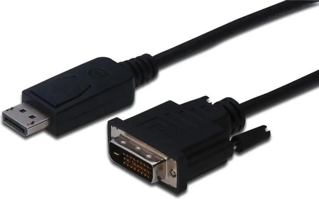 Digitus DB-340301-020-S DisplayPort naar DVI-D Adapterkabel - Zwart