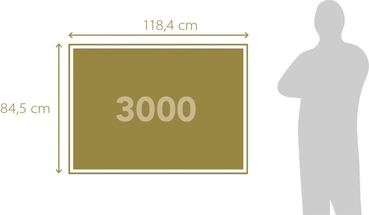 Clementoni Terras aan het Meer Puzzel 3000 Stuks - Multicolor