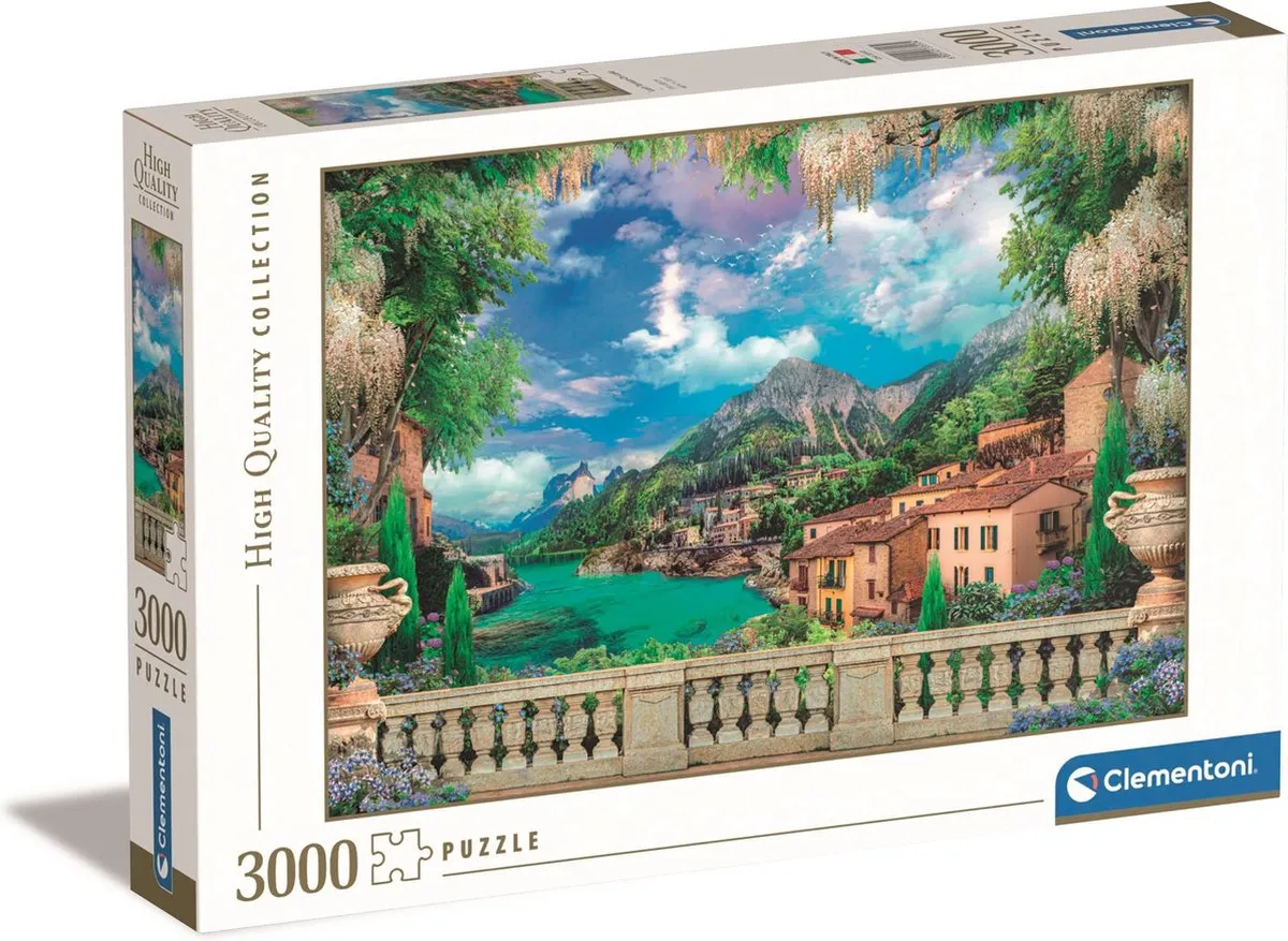 Clementoni Terras aan het Meer Puzzel 3000 Stuks - Multicolor