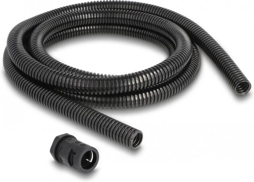 Delock Kabelbeschermhuls 2m Ø15,8mm - 2x PG11 - Zwart