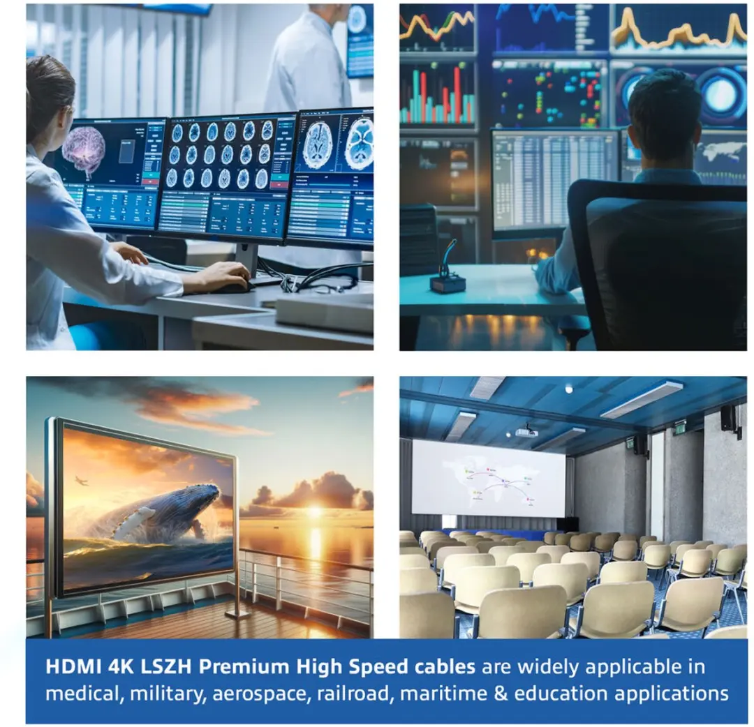 ACT 1,5m HDMI 4K LSZH Kabel AK3872 - Zwart