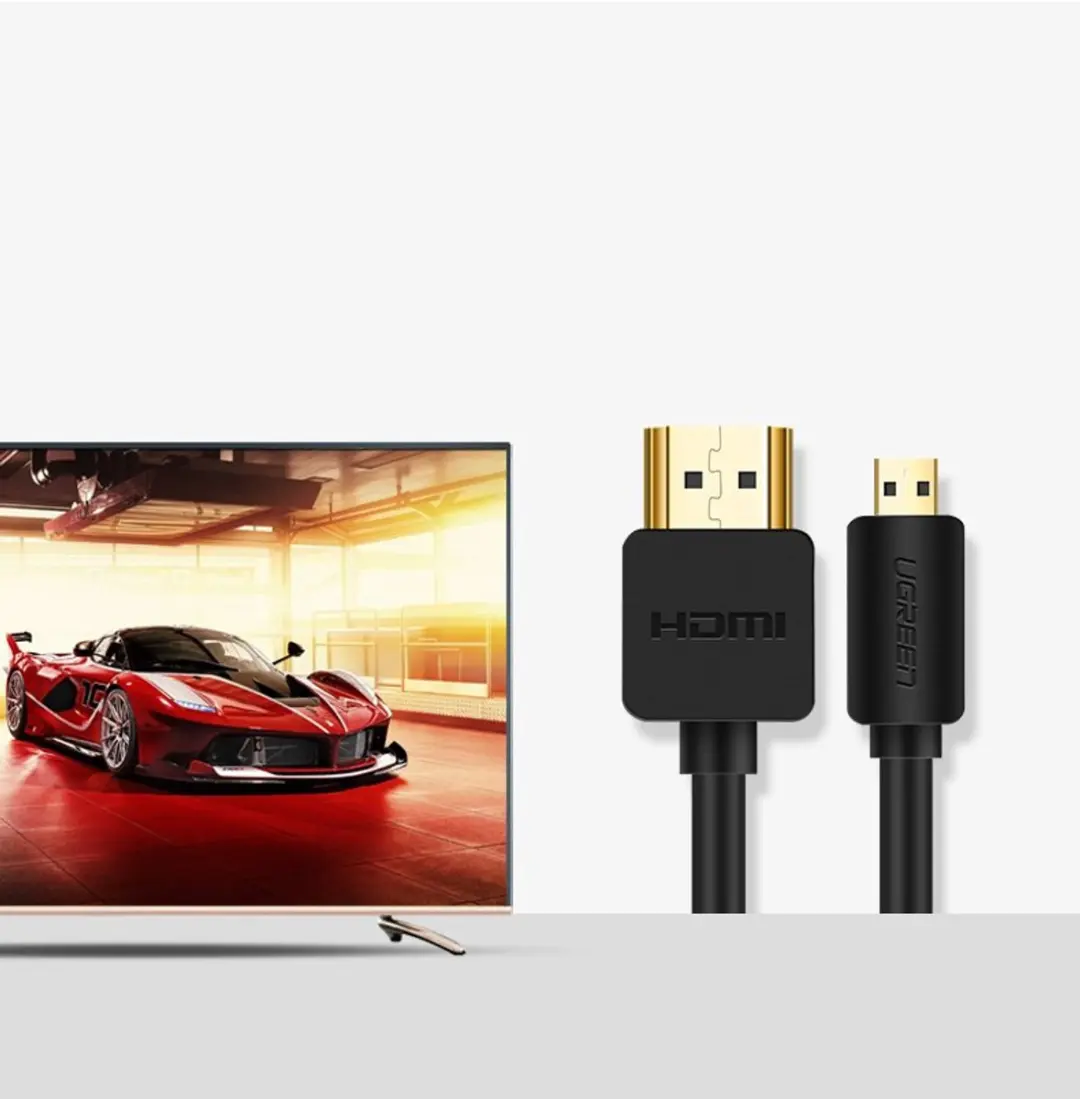 Ugreen HDMI naar micro HDMI Kabel 4K 60Hz 1,5m - Zwart