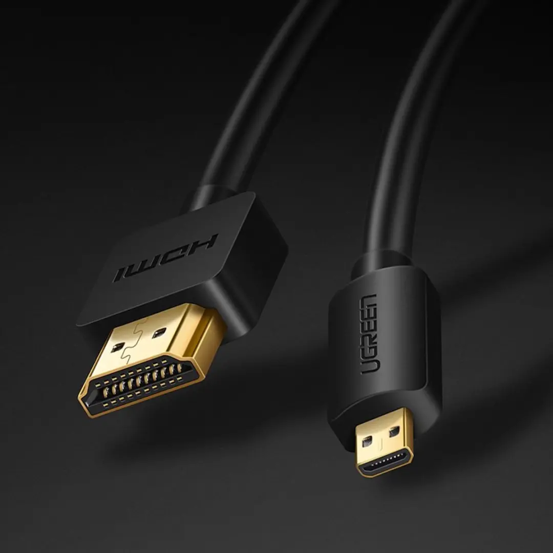 Ugreen HDMI naar micro HDMI Kabel 4K 60Hz 1,5m - Zwart