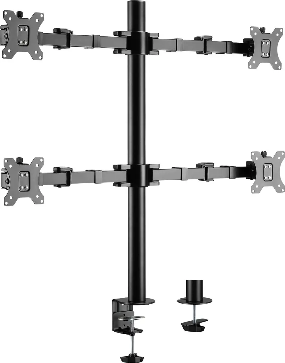 SpeaKa Professional SP-MM-540 Monitorbeugel 4x 43-81cm - Zwart