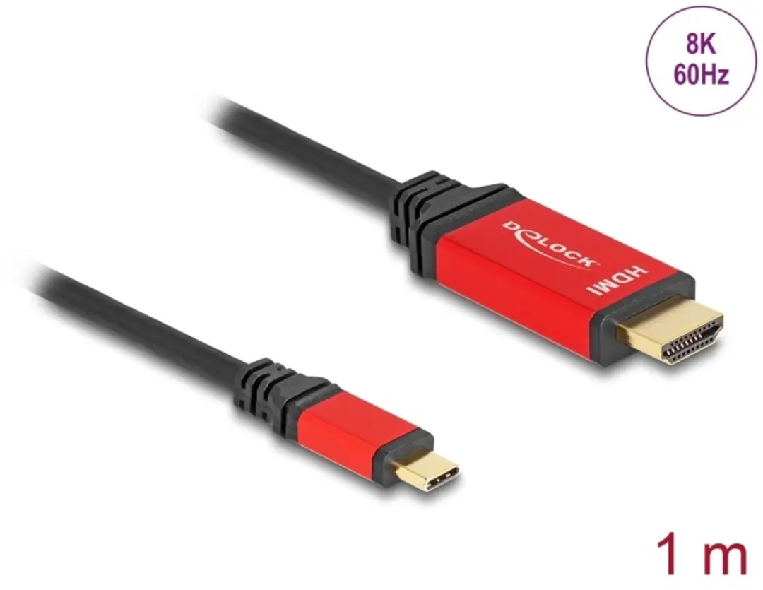 Delock USB-C naar HDMI Kabel 8K 60Hz HDR