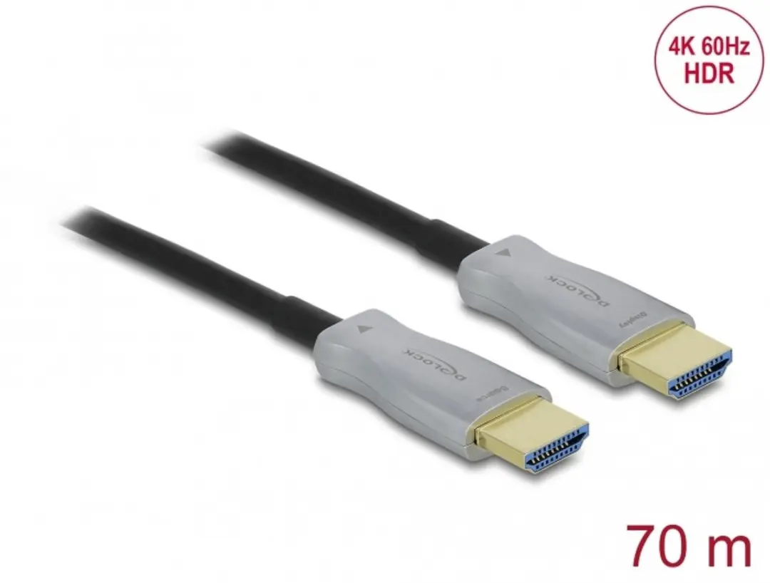 Delock HDMI Active Optical Kabel 4K 60Hz 70m