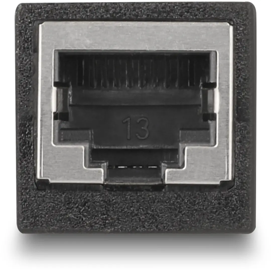 Delock RJ45-naar-RJ45 Cat.6 Adapter - Zwart