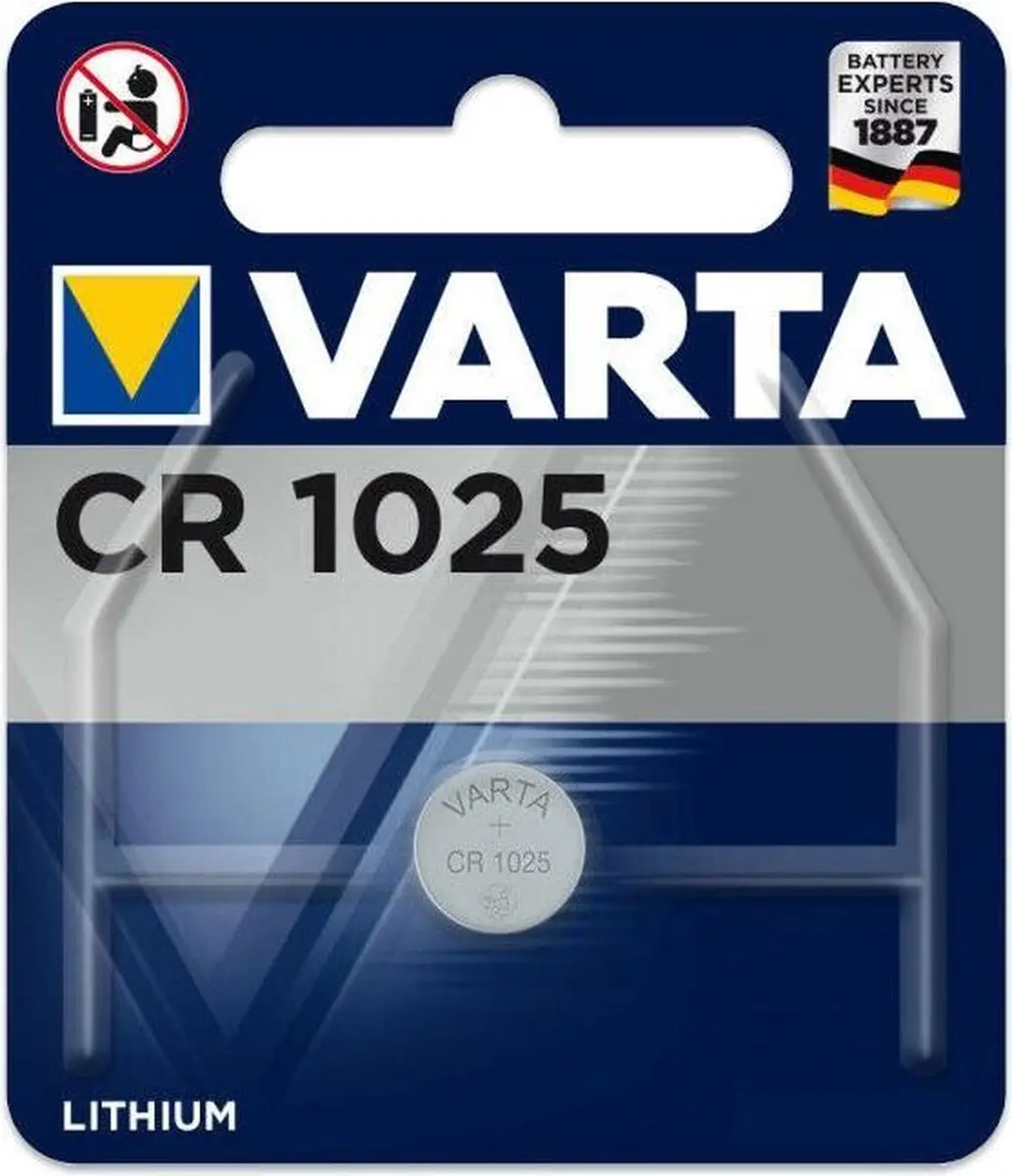 Varta CR1025 Lithium Knoopcelbatterij