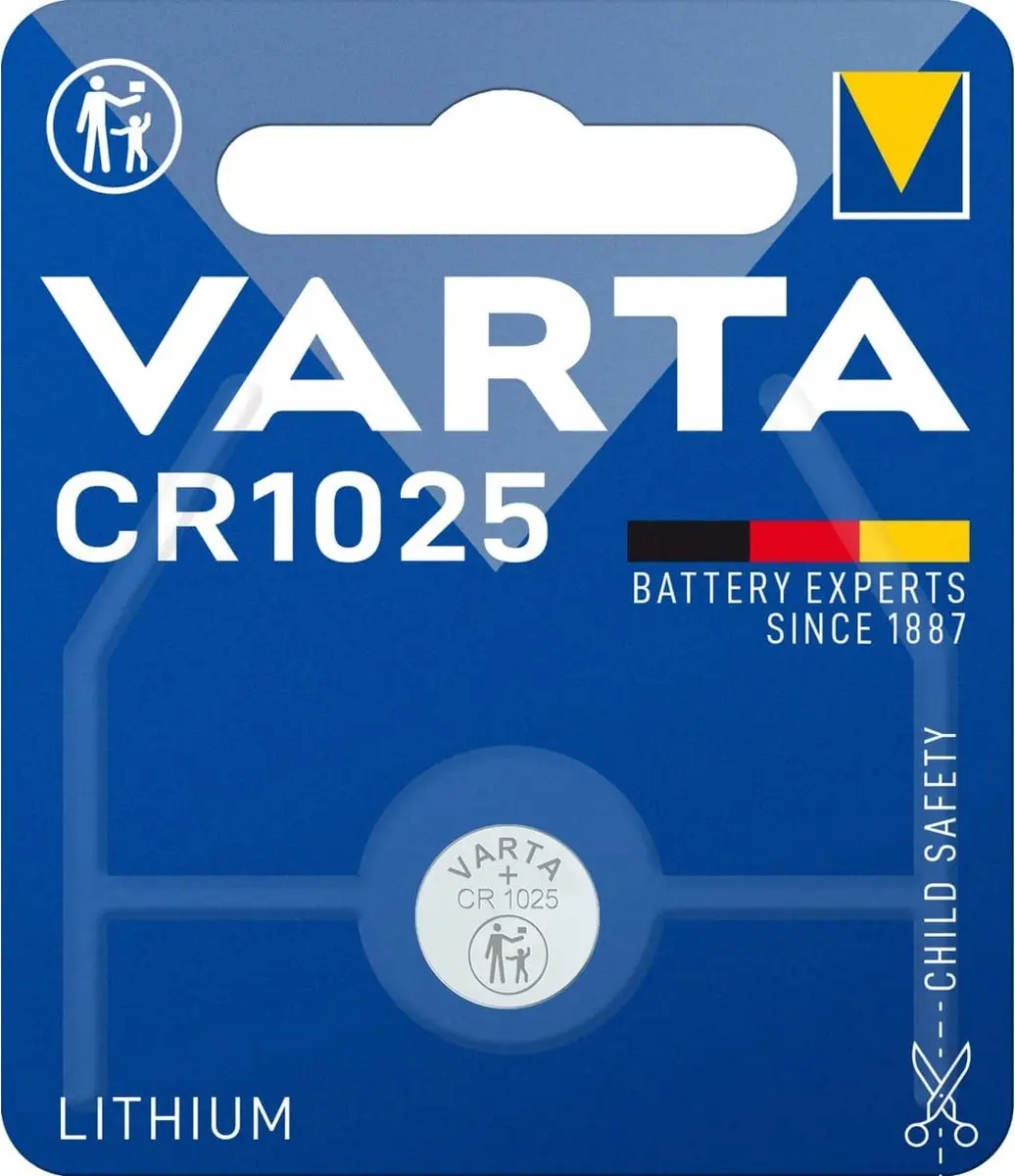 Varta CR1025 Lithium Knoopcelbatterij