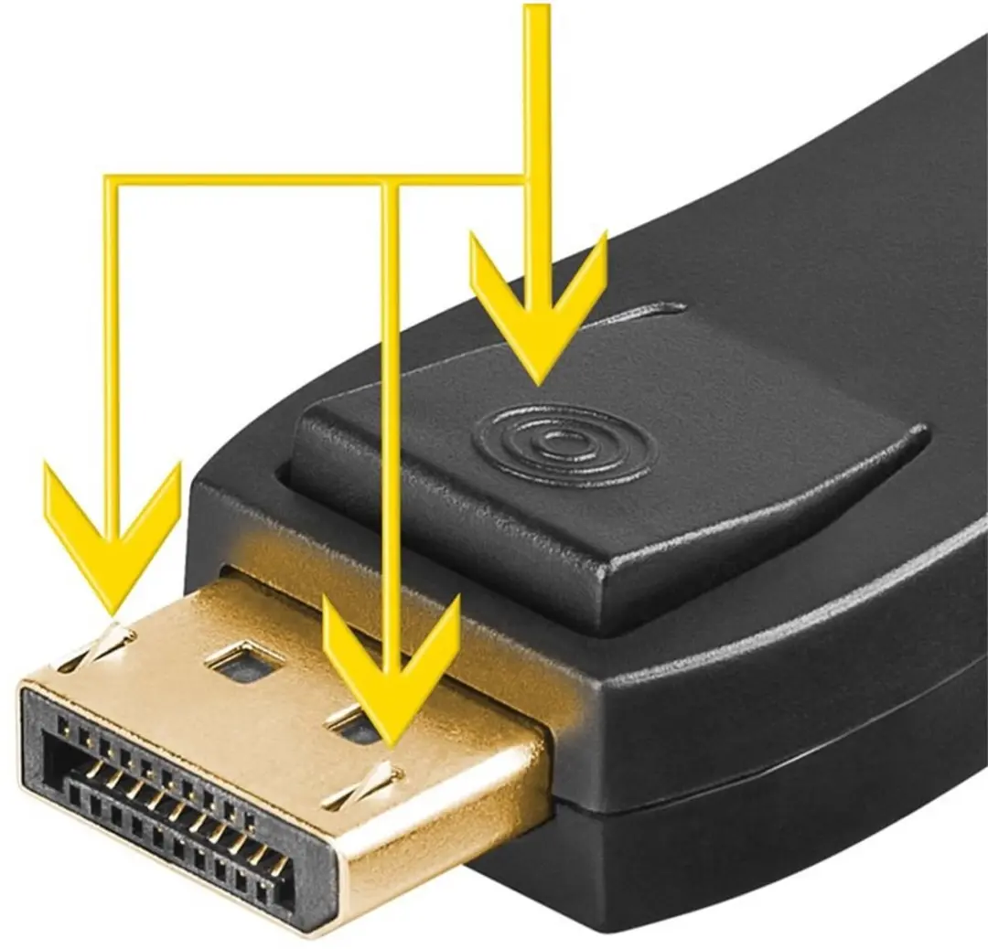 Goobay DisplayPort Kabel 1.2 4K60Hz - 2m - 10 Stuks