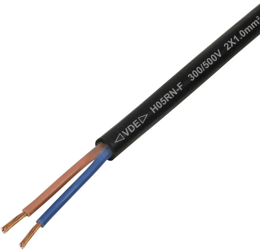 Tru Components TC-13389172 Rubberkabel H05RN-F 2x1mm²