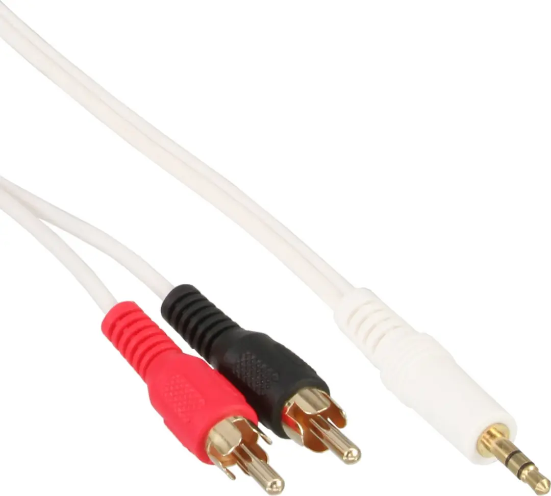 InLine 3,5mm Jack Tulp Stereo Audiokabel - 1,5m - Wit