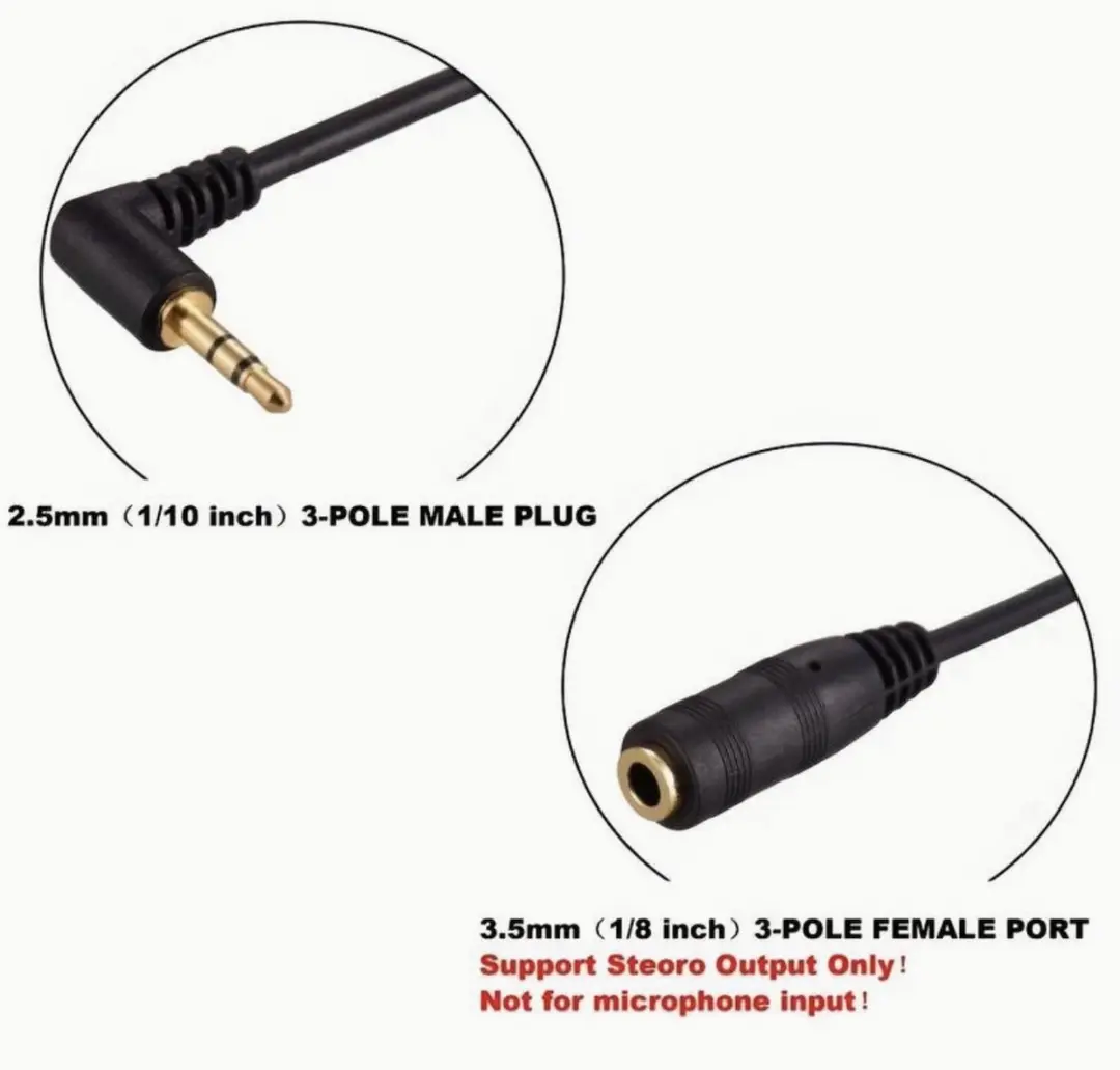 Delock 3,5mm Jack naar 2,5mm Adapter