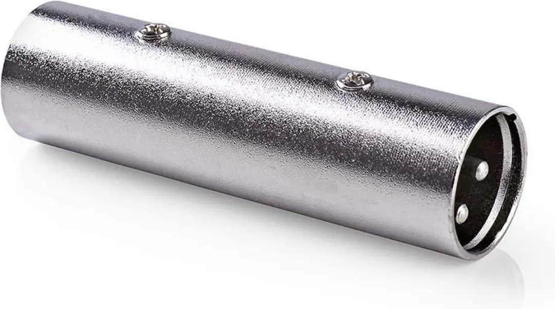 Nedis XLR-Adapter 3-Pins Mannelijk - 10 Stuks - Zilver