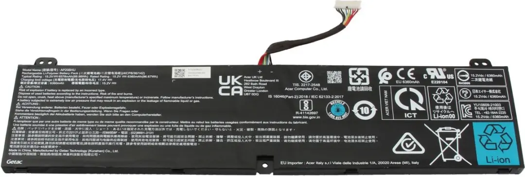 Acer AP20BHU Batterij