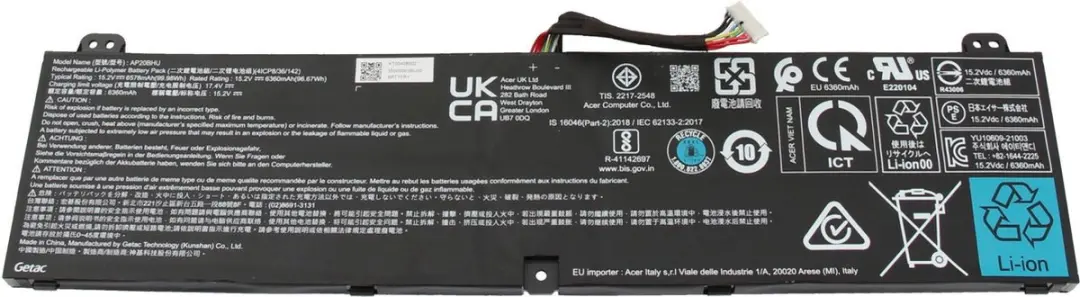 Acer AP20BHU Batterij - 99,98Wh