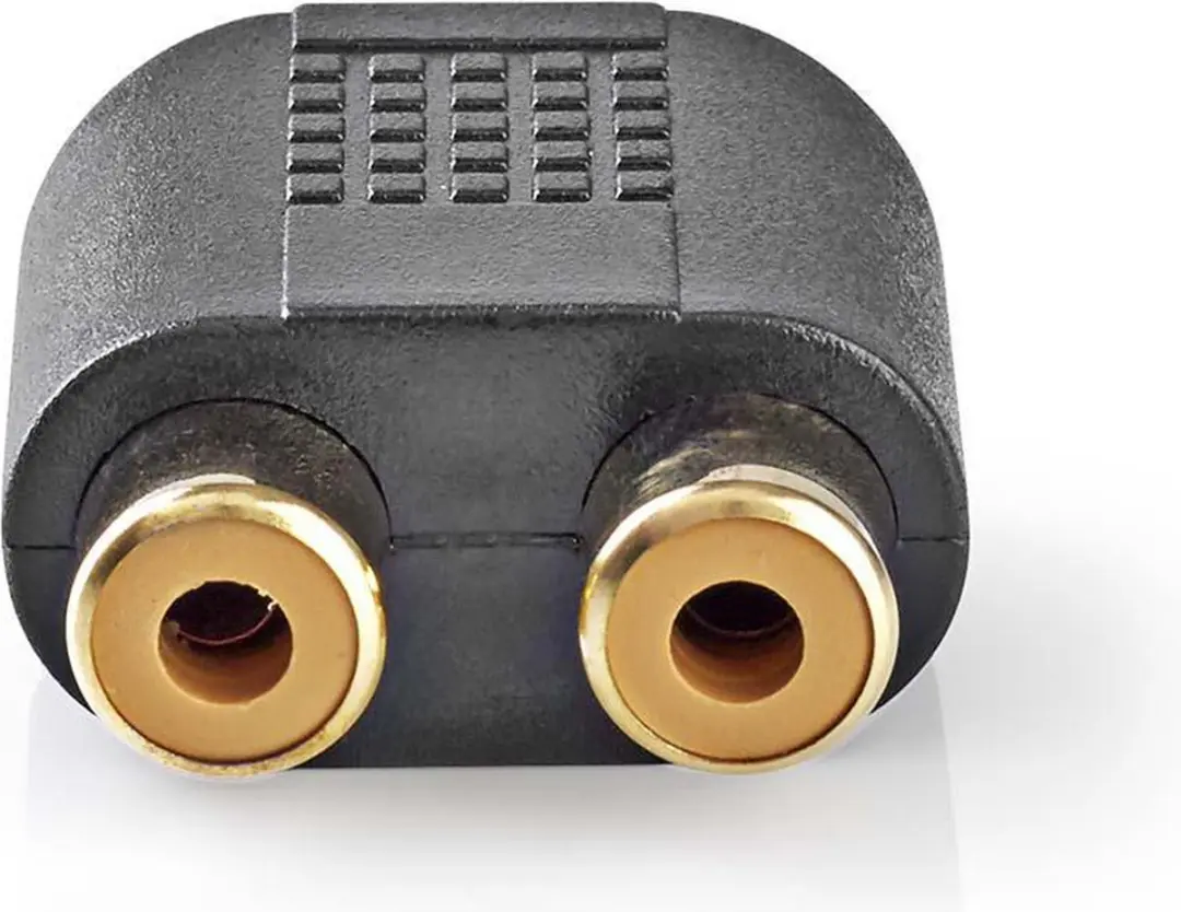 Nedis CAGP22940BKG Stereo-Audioadapter 3,5mm naar 2x RCA - 10 Stuks