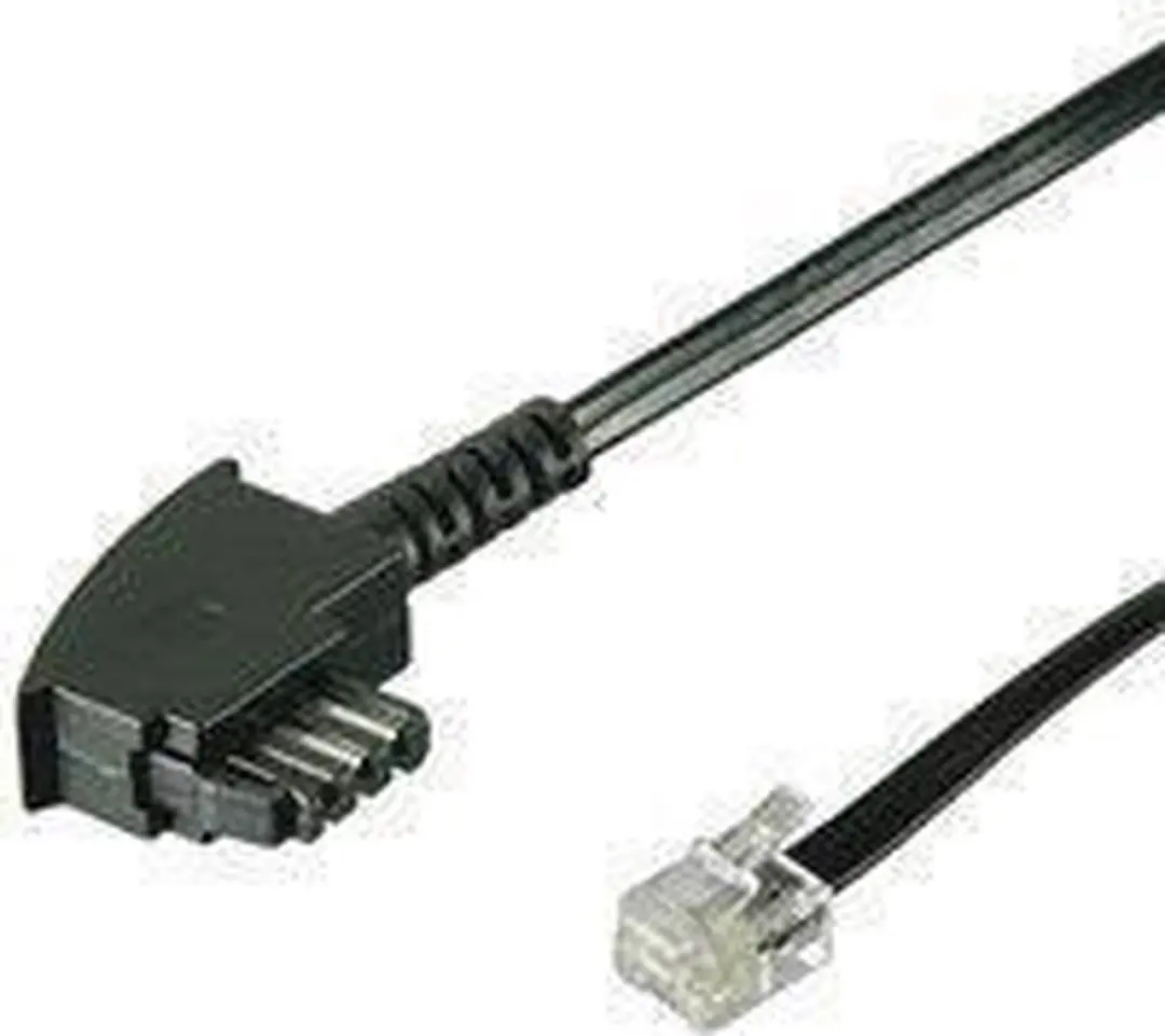 Goobay 68537 Telefoonkabel 10m - Zwart