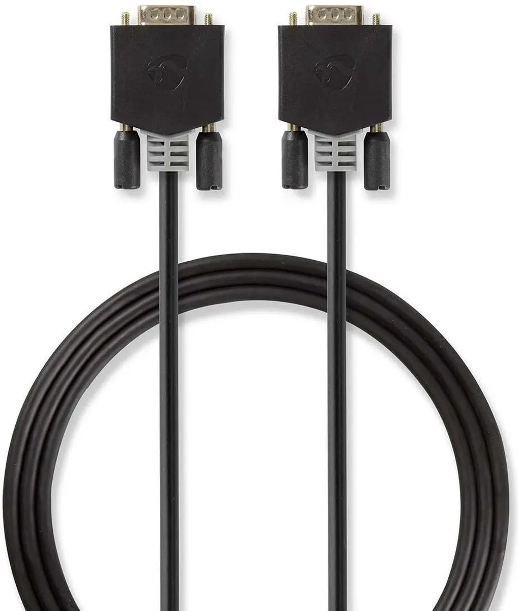 Nedis VGA-Kabel CCBW59000AT20 - 2m - Verguld - Antraciet