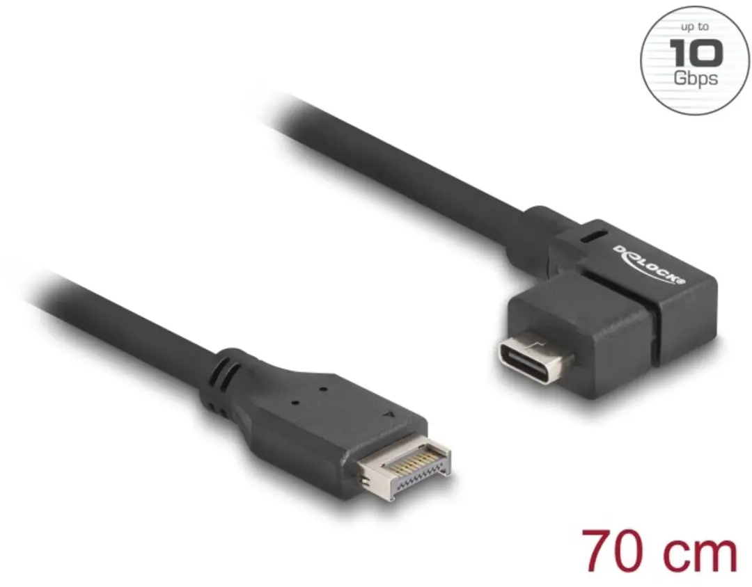 Delock USB 10 Gbps Type-E A naar Type-C Kabel 70cm