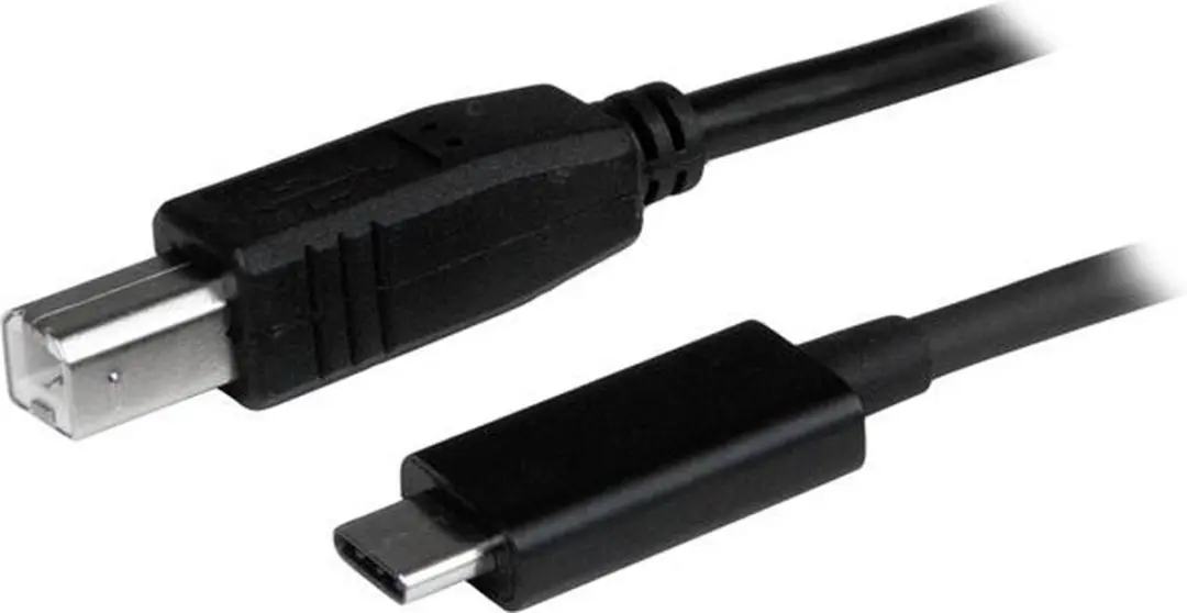 Goobay USB-C naar USB-B Kabel 1m USB 2.0 - Zwart