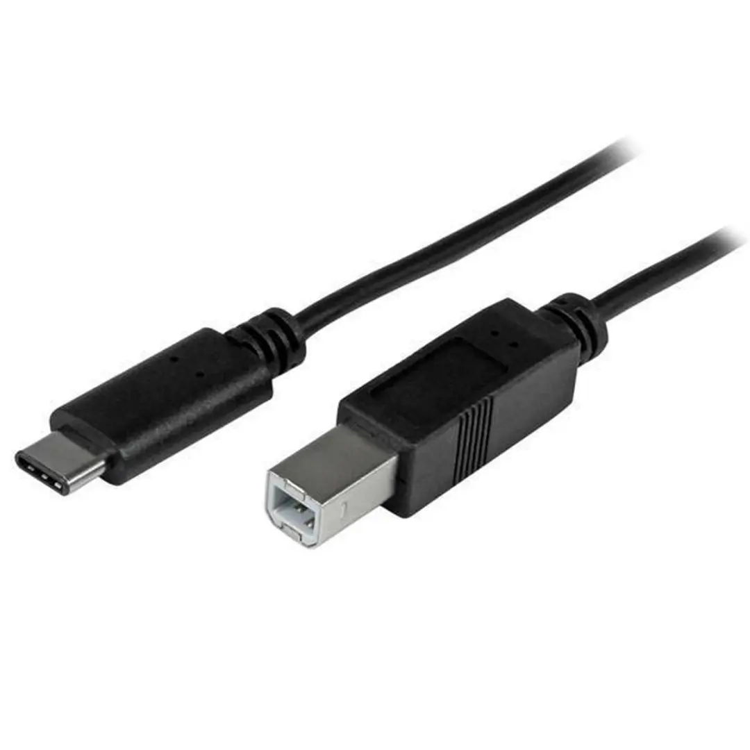 Goobay USB-C naar USB-B Kabel 1m USB 2.0 - Zwart