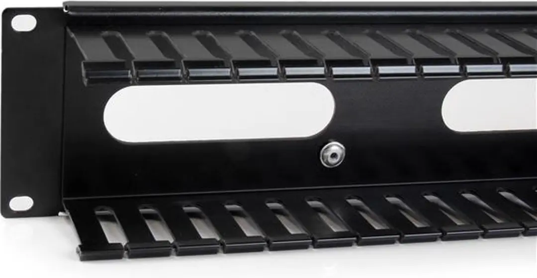 Startech 2U Rack Kabelmanagement Paneel KD06056 - Zwart - afbeelding 6 van 6