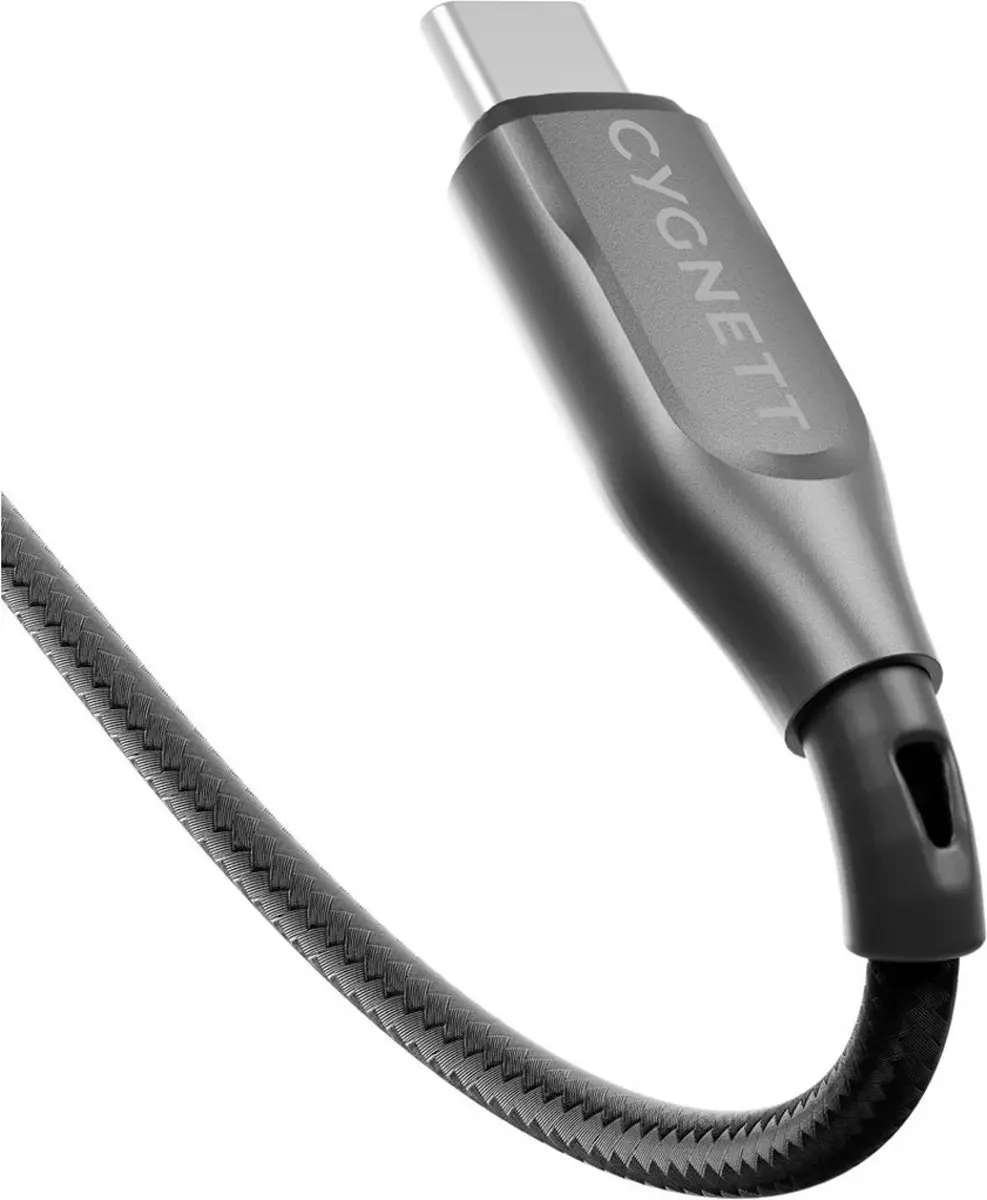 Cygnett USB-C naar USB-C Kabel 3m - Zwart