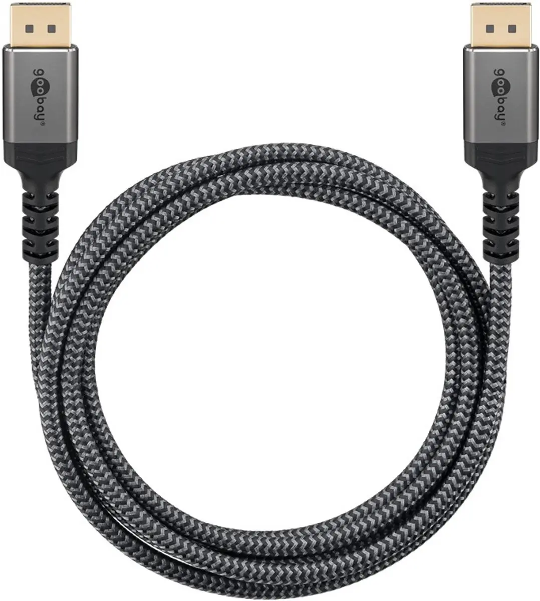 Goobay Plus DisplayPort Kabel DP1.4 8K 60Hz 2m - Zwart