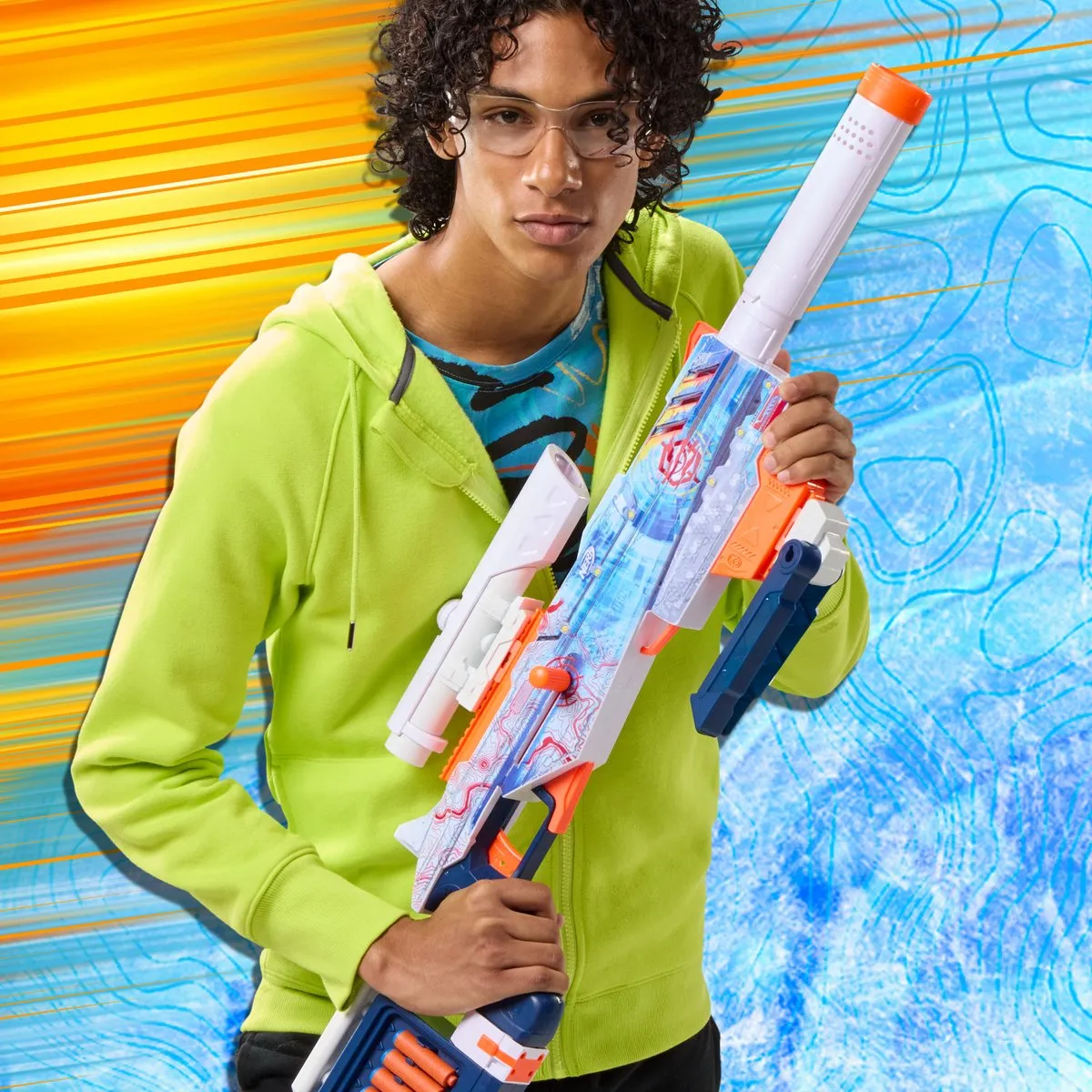 Nerf Loadout Arctic Zerostriker G1763 - 24 N1-darts - Wit