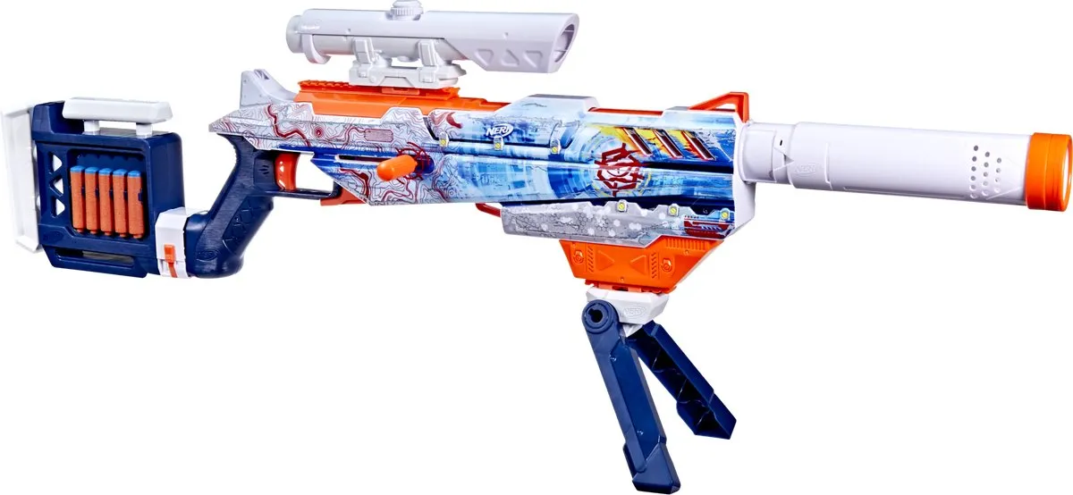 Nerf Loadout Arctic Zerostriker G1763 - 24 N1-darts - Wit