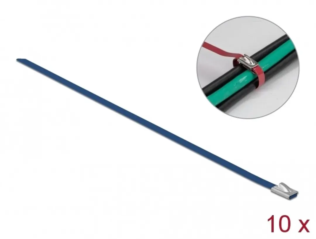 Delock Roestvrijstalen Kabelbinders 300x4,6mm