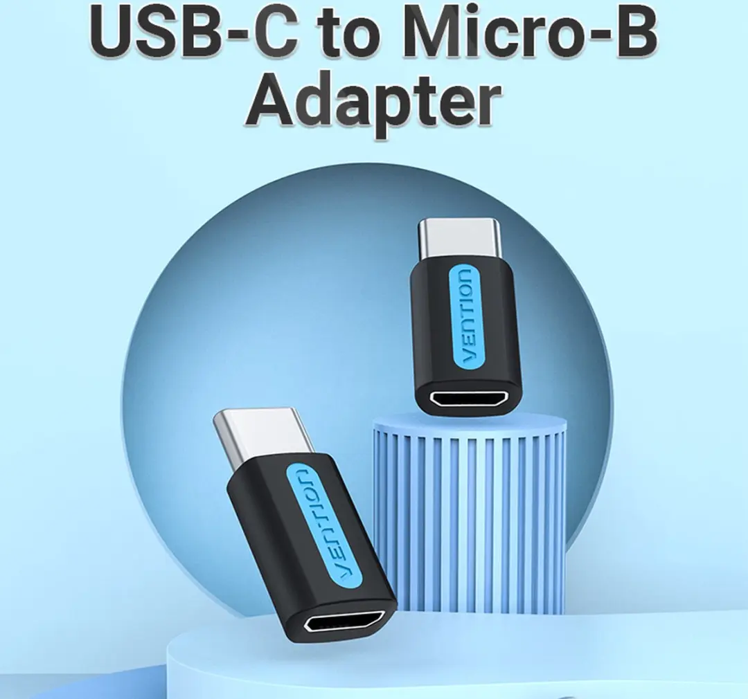 Vention USB-C naar Micro-USB Adapter - Zwart
