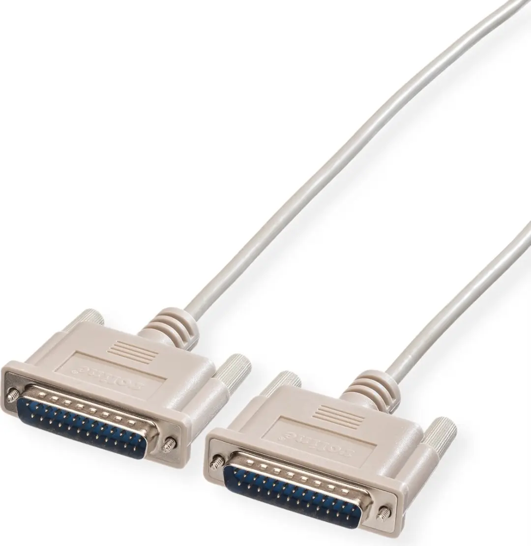 Roline RS232 Kabel 25-polig M/M 1,8m