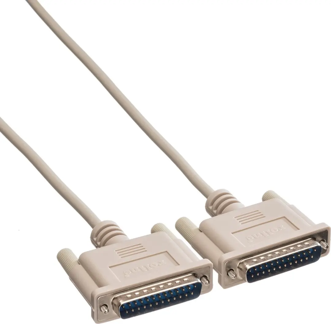 Roline RS232 Kabel 25-polig M/M 1,8m
