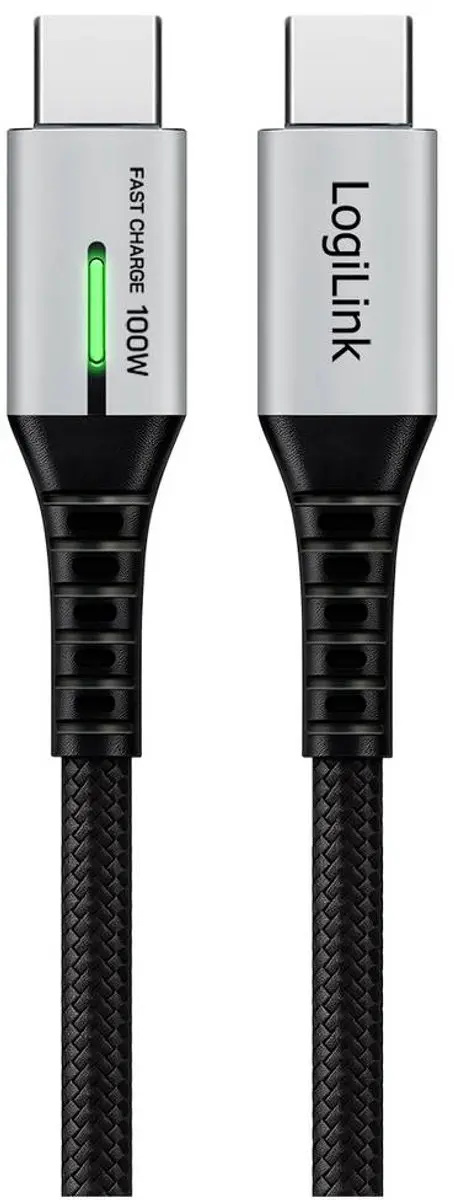 Logilink CU0433 USB-C Kabel 3.2 Gen2x2 1.5m - Zwart
