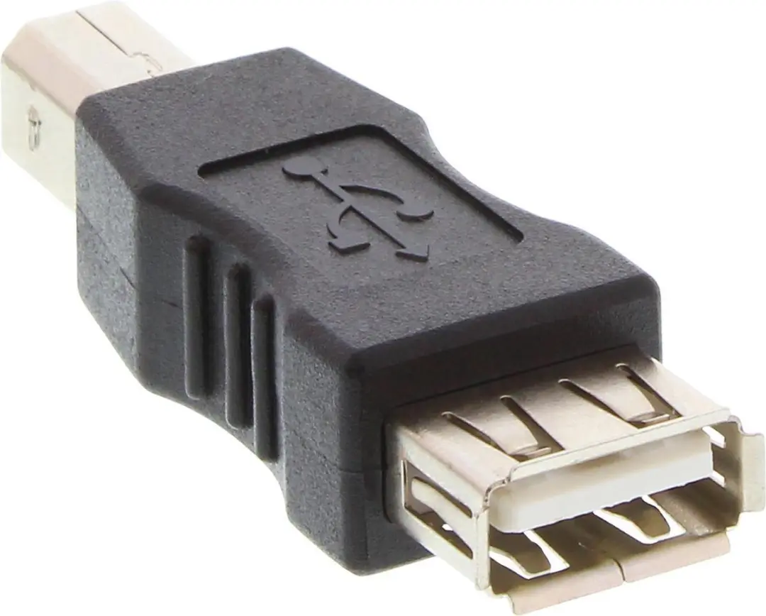InLine 33442 USB 2.0 Kabel Tussenstuk - Beige