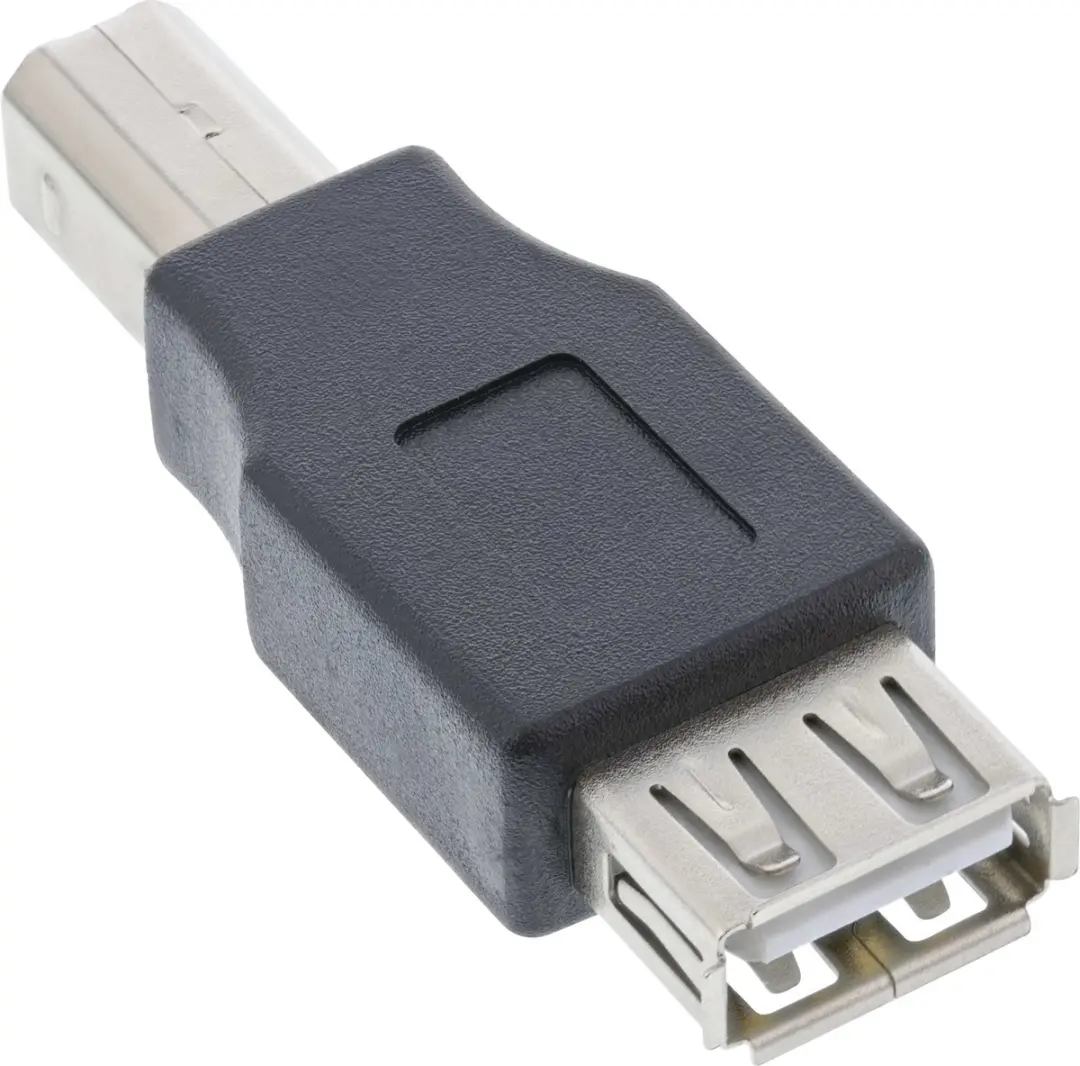 InLine 33442 USB 2.0 Kabel Tussenstuk - Beige