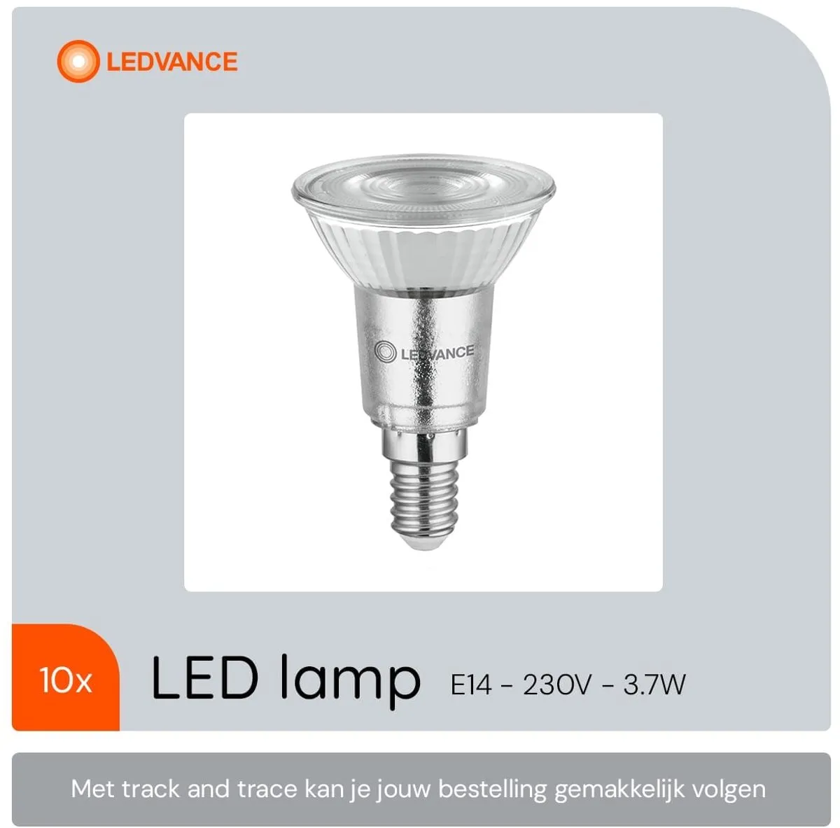 LEDVANCE PAR16 E14 LED Spot 3.7W 350lm 2700K - 10 Stuks