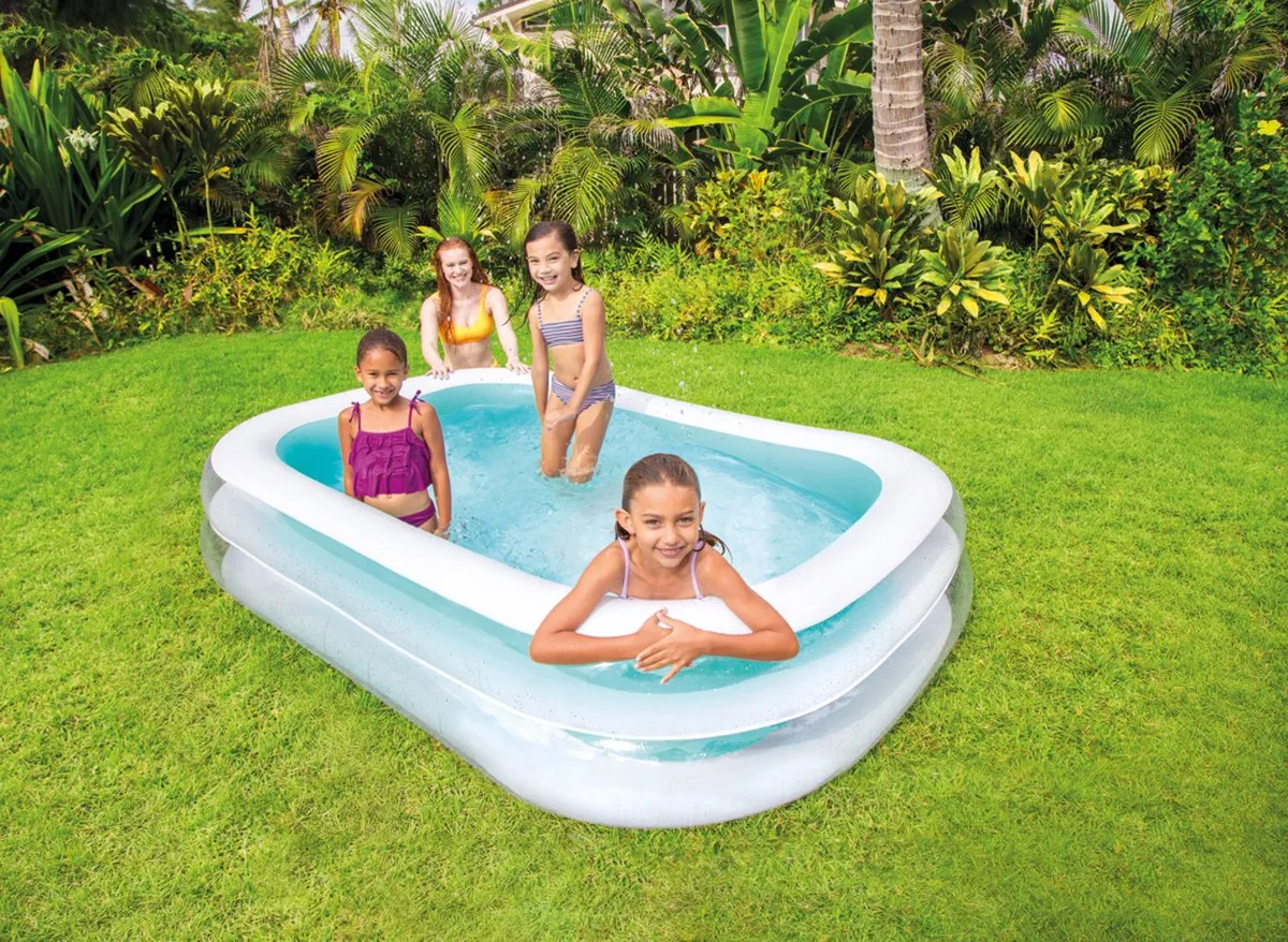Intex Swim Center Family Opblaaszwembad 262x175cm - 770L - Aqua