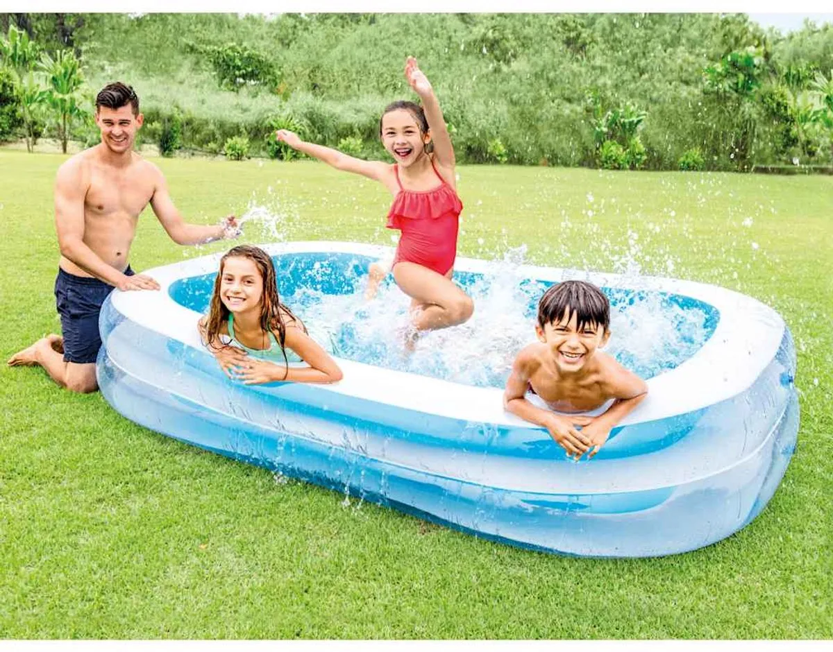 Intex Swim Center Family Opblaaszwembad 262x175cm - 770L - Aqua
