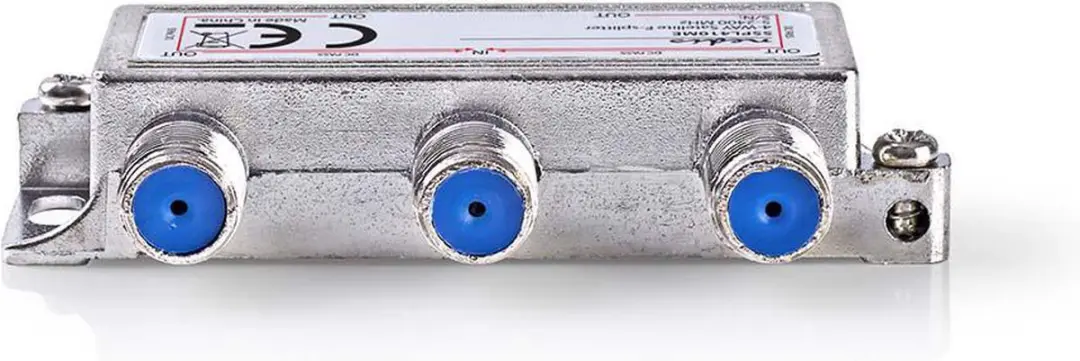 Nedis SSPL410ME Satellietsplitter - 4 Outputs - Zilver