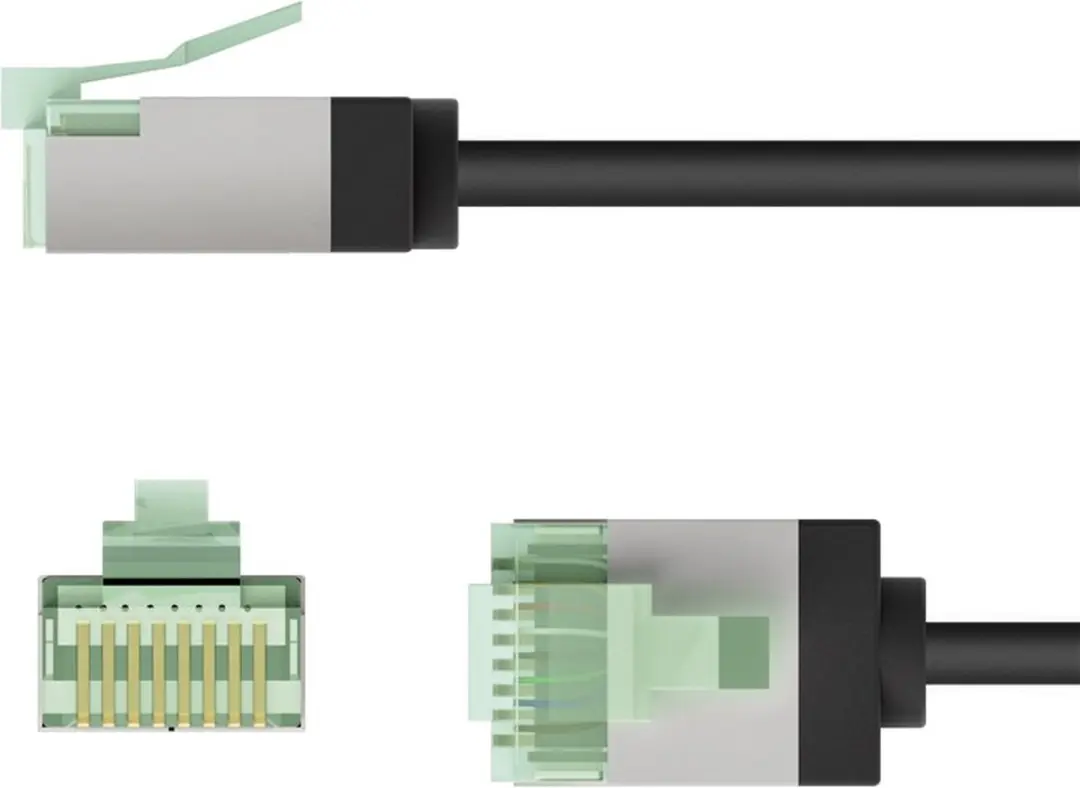 Goobay FTP CAT8.1 Netwerkkabel KD24323 - 5m - Ultraflex - Zwart