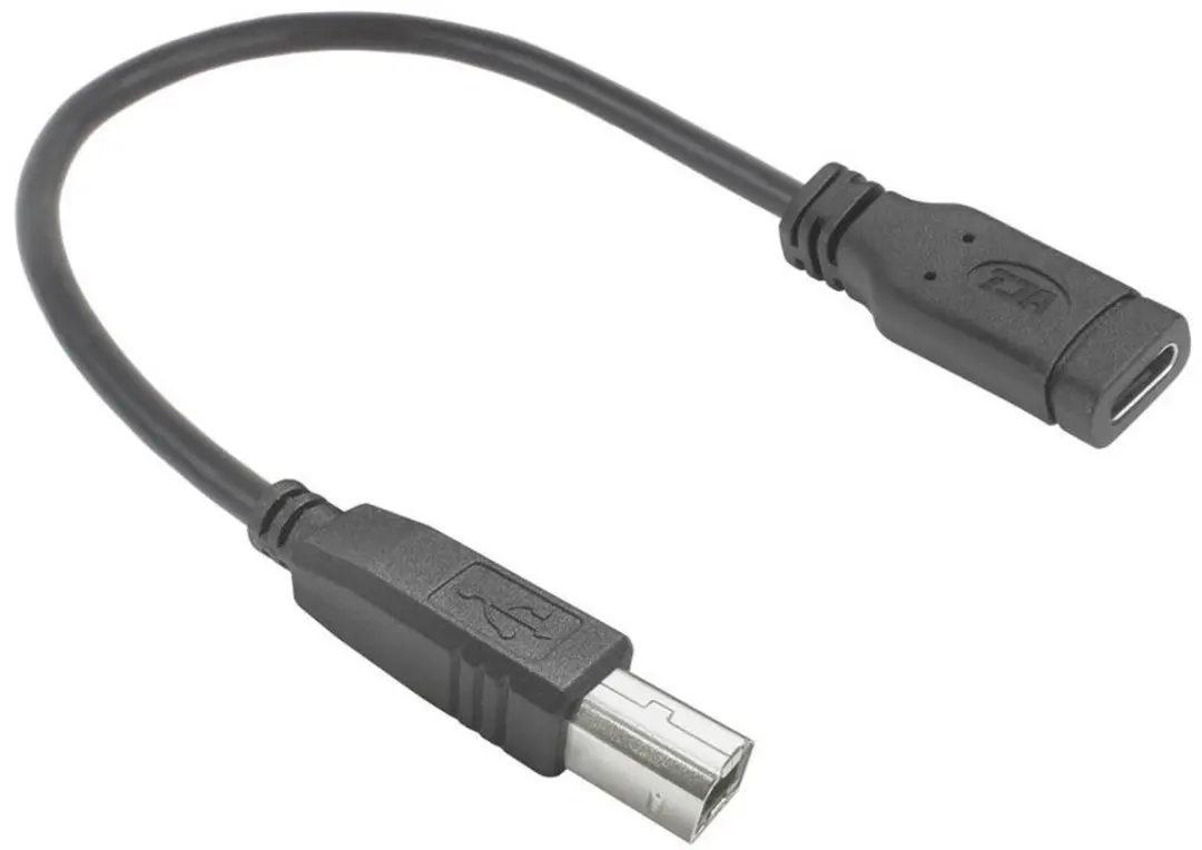 ACT AC7462 USB Type-C naar USB-B 2.0 Printerkabel 0,2m