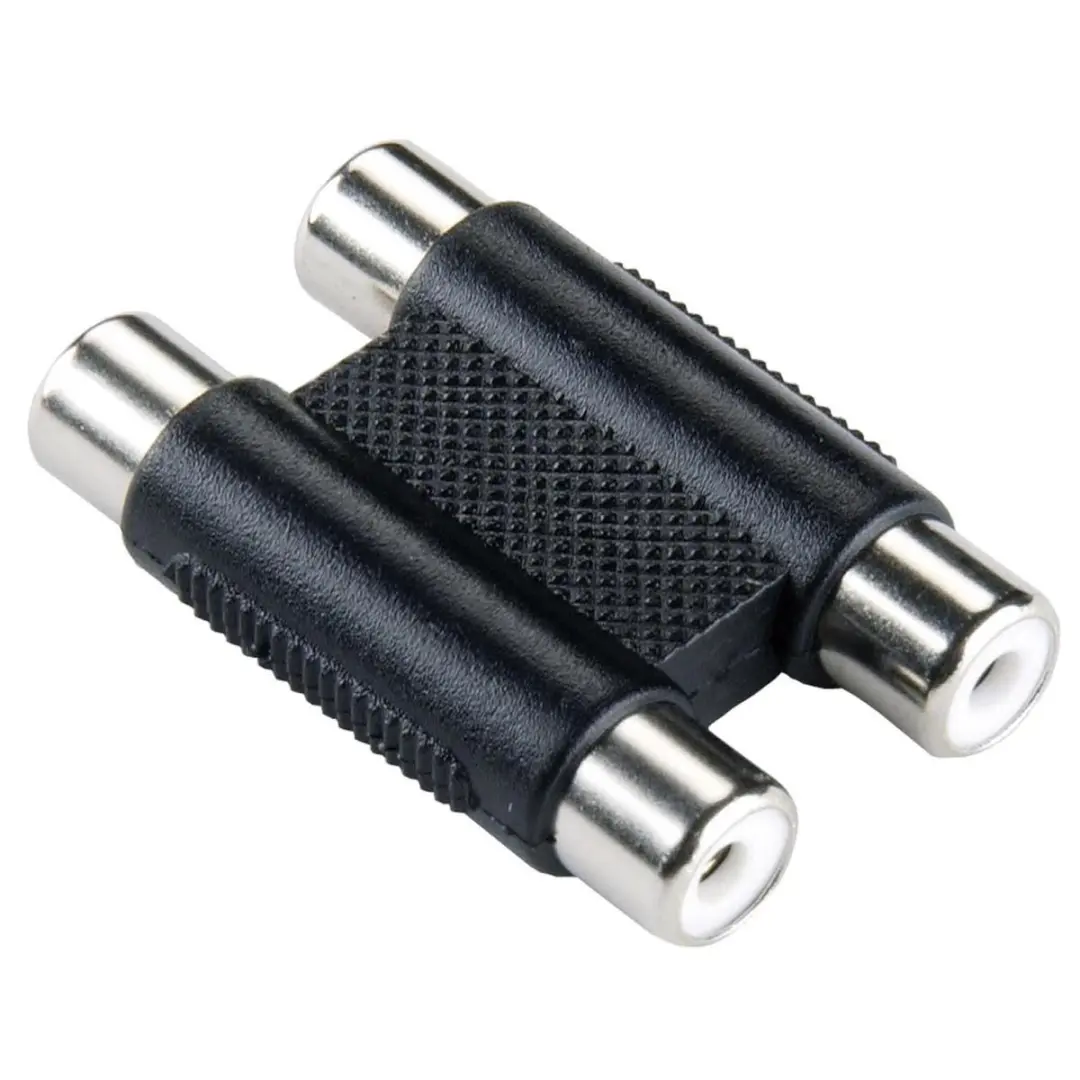 Scanpart Audio Adapter 2x RCA naar 2x RCA - Zwart