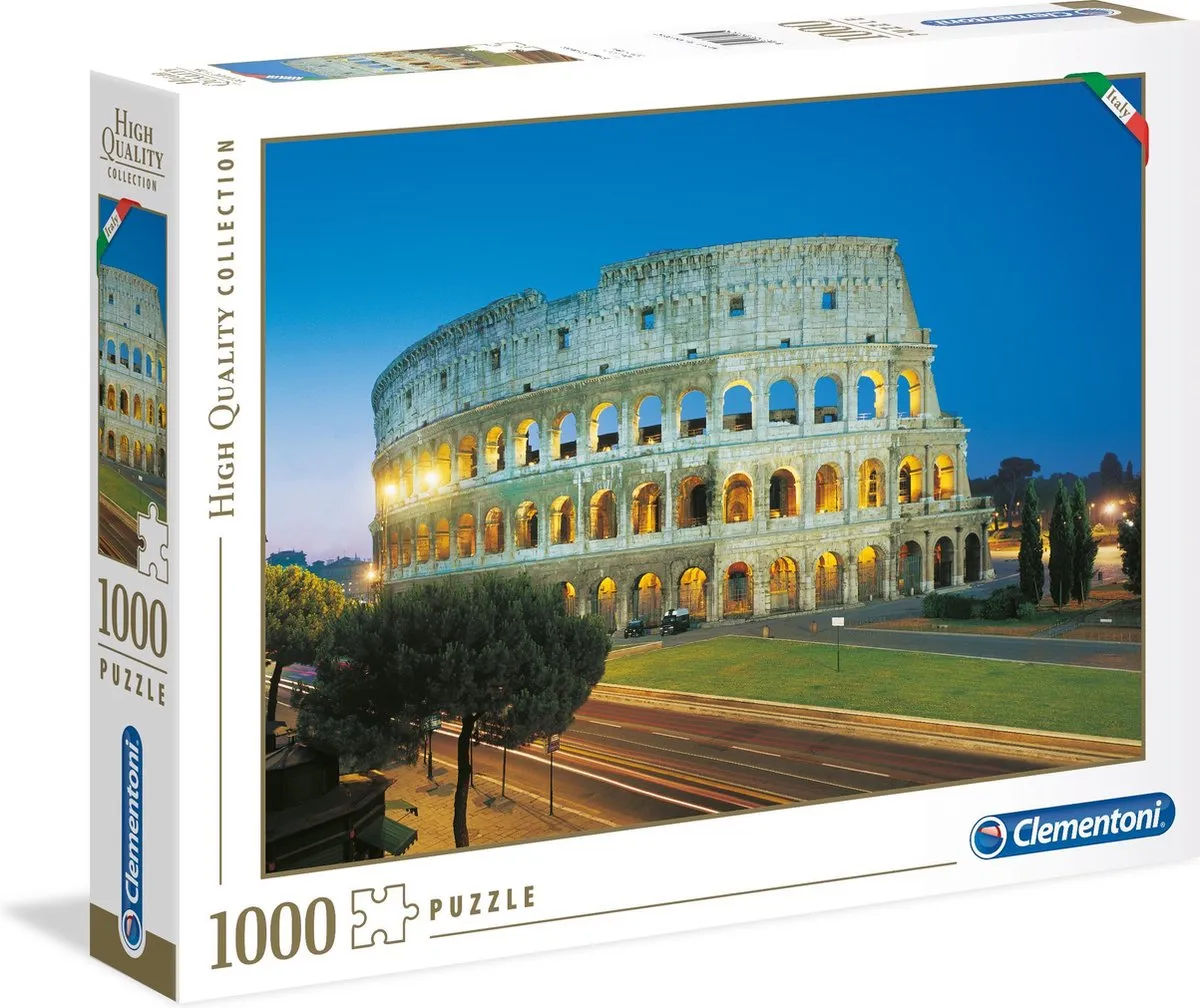 Clementoni Rome Colosseum Legpuzzel 1000 Stuks - High Quality