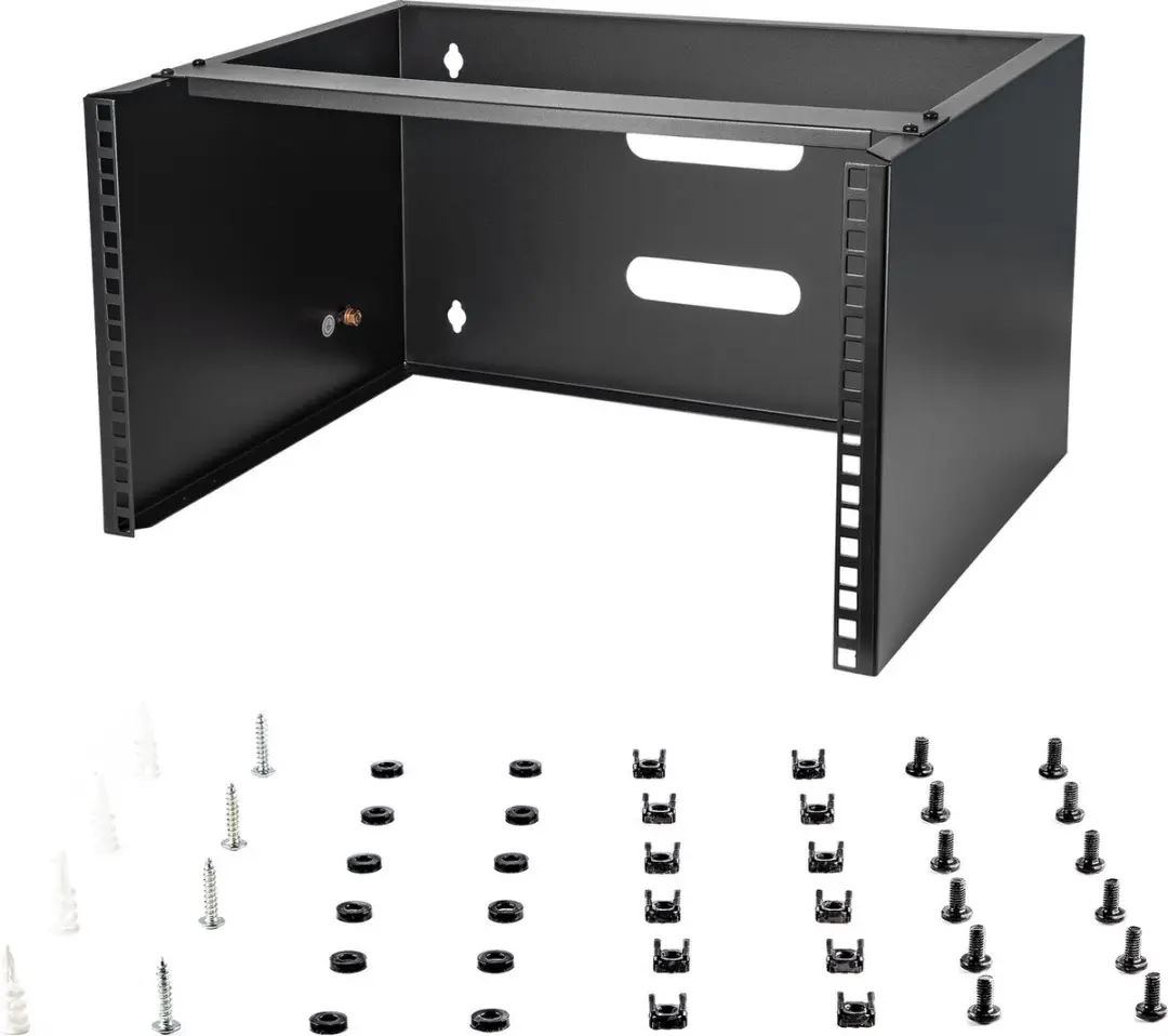 Startech Wandmontage Beugel 6U - Zwart